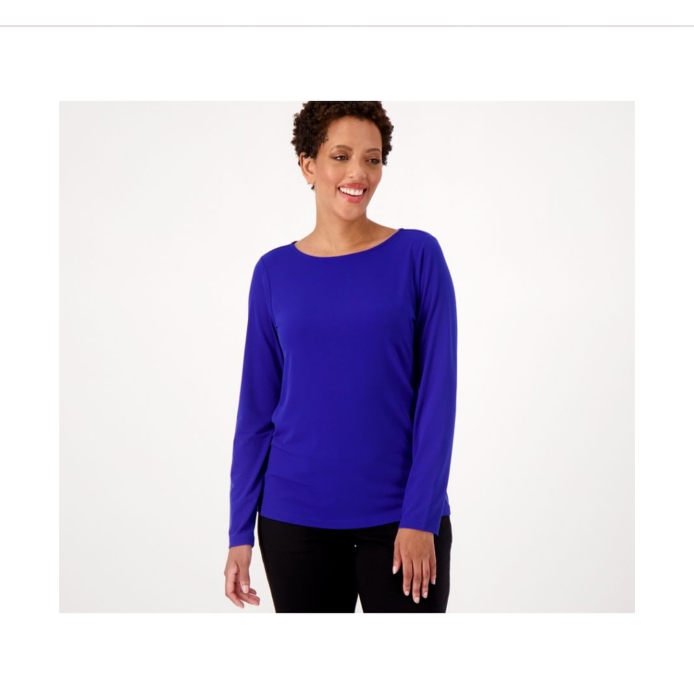 Susan graver modern essentials liquid knit top